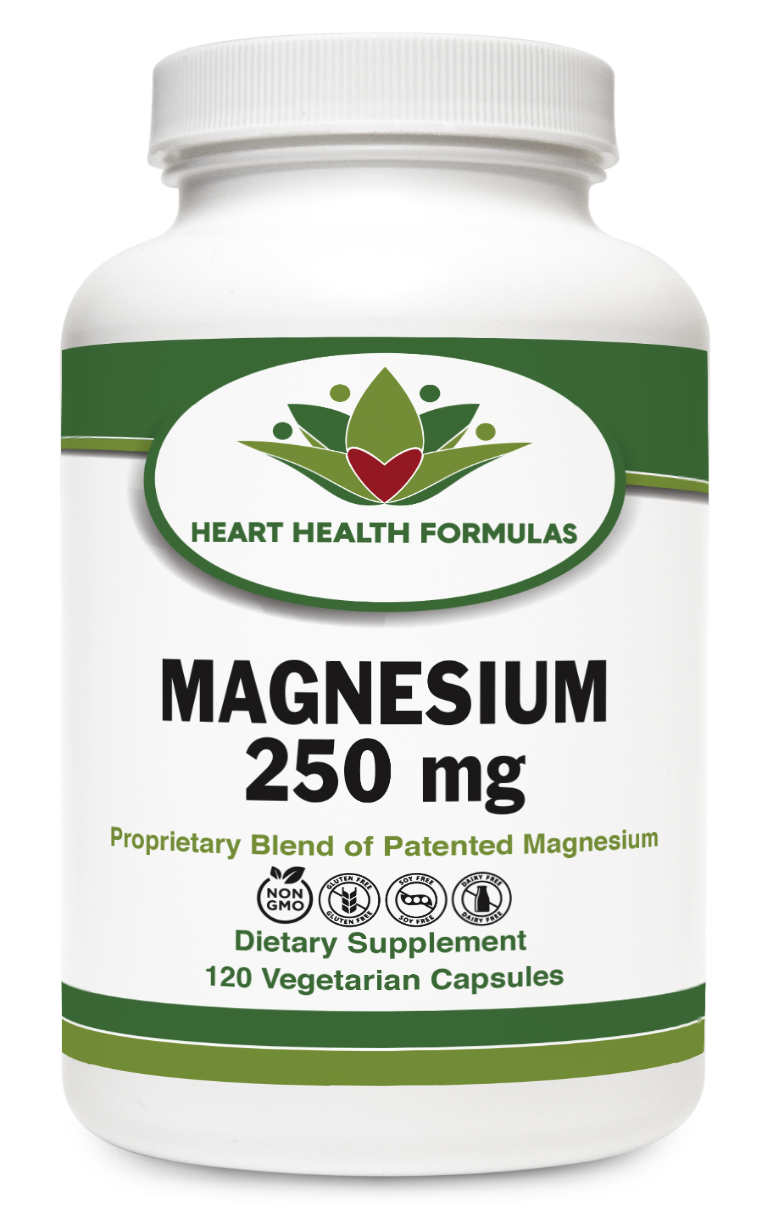 Heart Health Formulas Magnesium 250mg Dietary Supplement