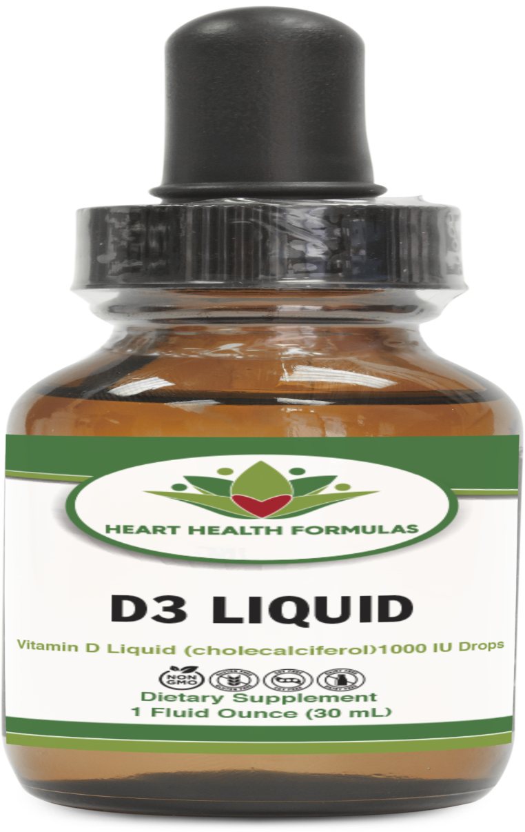 Heart Health Formulas D3 Liquid Dietary Supplement