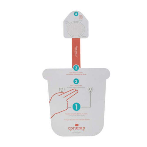 Infant CPRWrap™ Aid / More Than A CPR Mask For Ages 12 Mos. & Under Emergency Tool Kit Makes CPR Easier