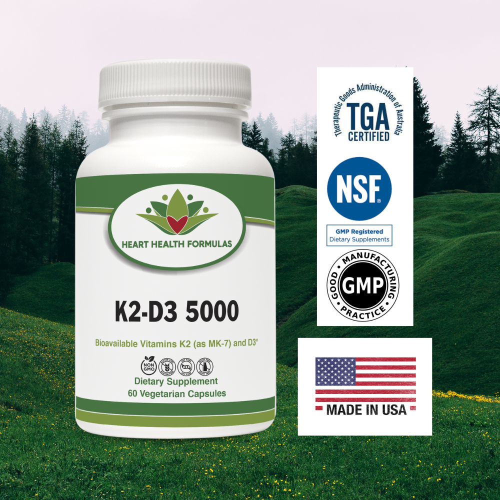 Heart Health Formulas K2-D3 5000 Dietary Supplement